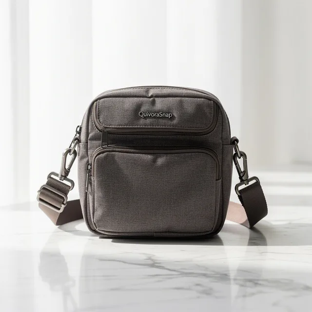QuivoraSnap Multi-Pocket Crossbody Organizer