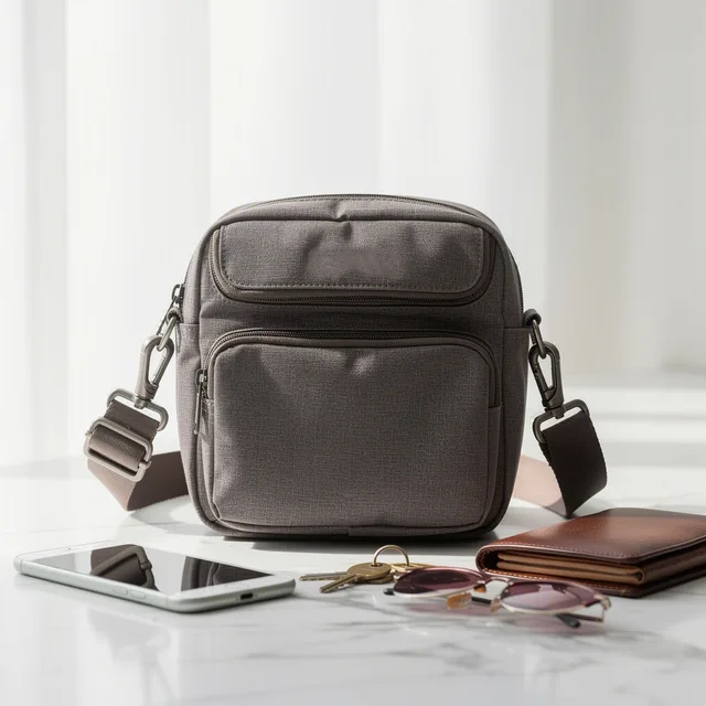 QuivoraSnap Multi-Pocket Crossbody Organizer