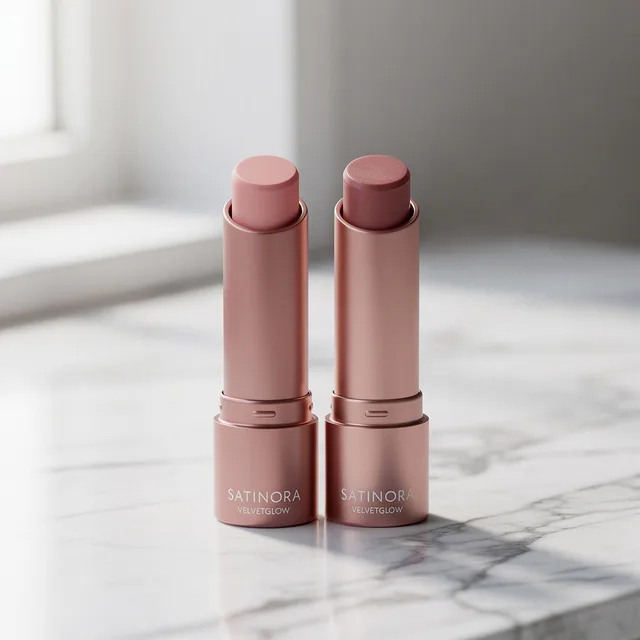 Satinora VelvetGlow Lip Balm Duo
