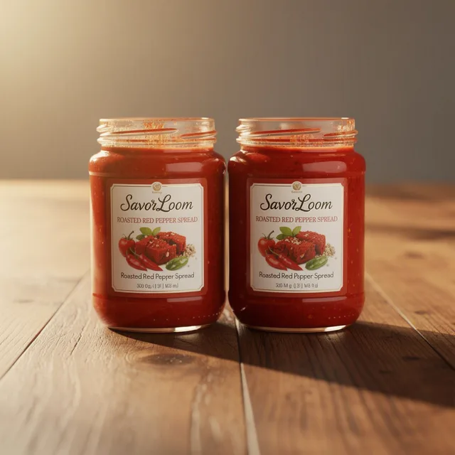 SavorLoom Roasted Red Pepper Spread Duo