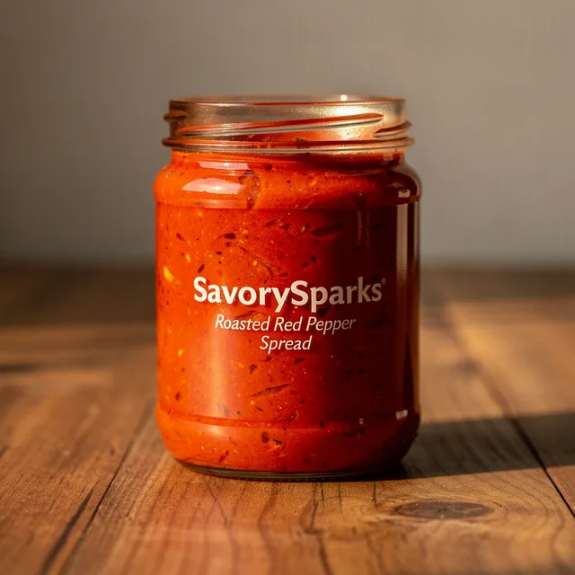 SavorySparks Roasted Red Pepper Spread