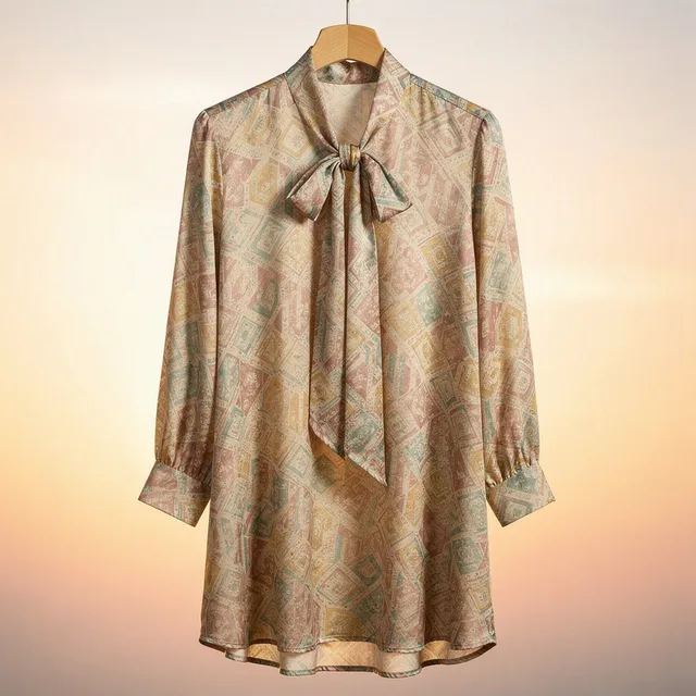 Silk Scarf Blouse
