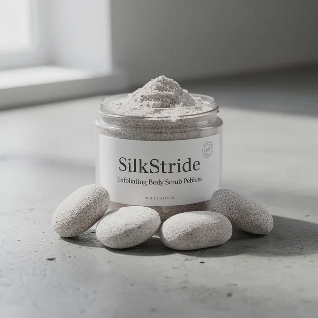 SilkStride Exfoliating Body Scrub Pebbles
