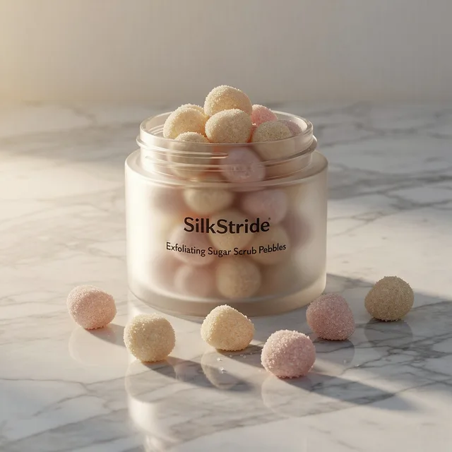 SilkStride Exfoliating Sugar Scrub Pebbles