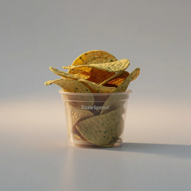 SizzleSprout Taco Night Corn Chips Verde Cups