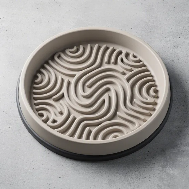 SlowGulp Puzzle Feeder Bowl
