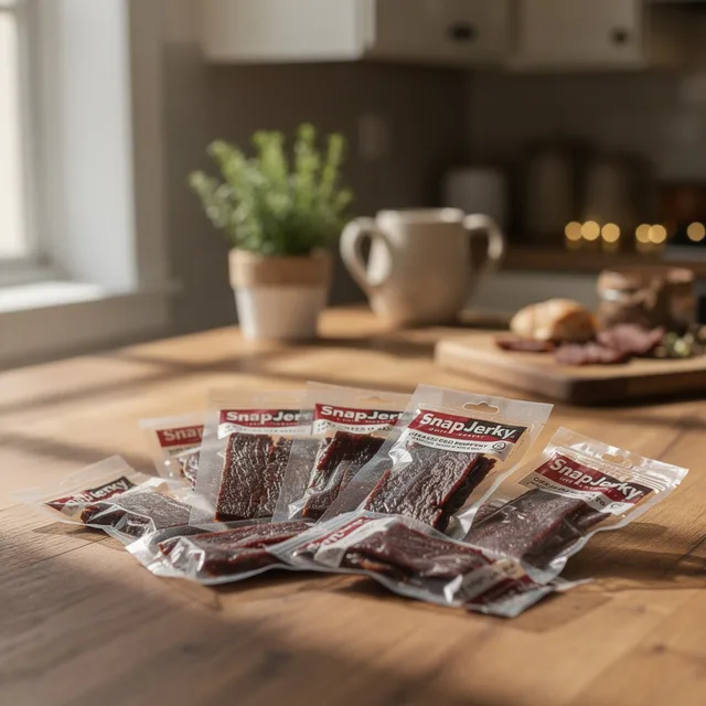 SnapJerky Grass-Fed Beef Jerky 10-Pack