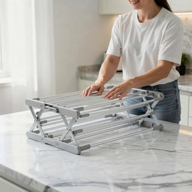 SolsticeFold Compact Drying Rack