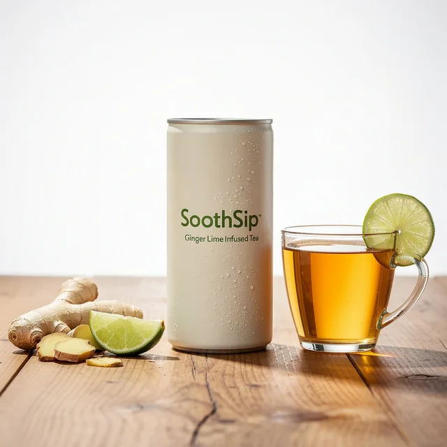 SoothSip Ginger Lime Infused Tea