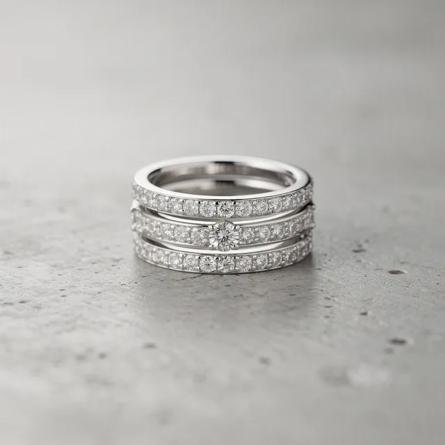 Sparkle Stack Ring Set (5)