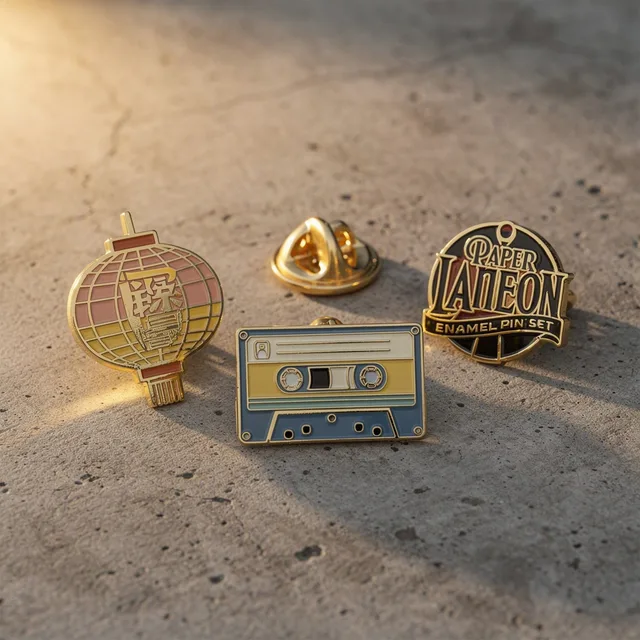 The Paper Lanterns - Enamel Pin Set