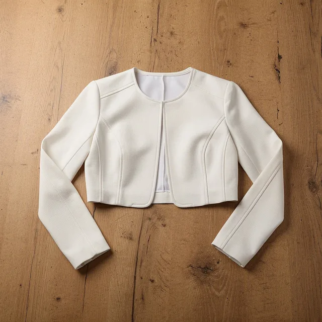Threadora Seam-Detail Cropped Jacket