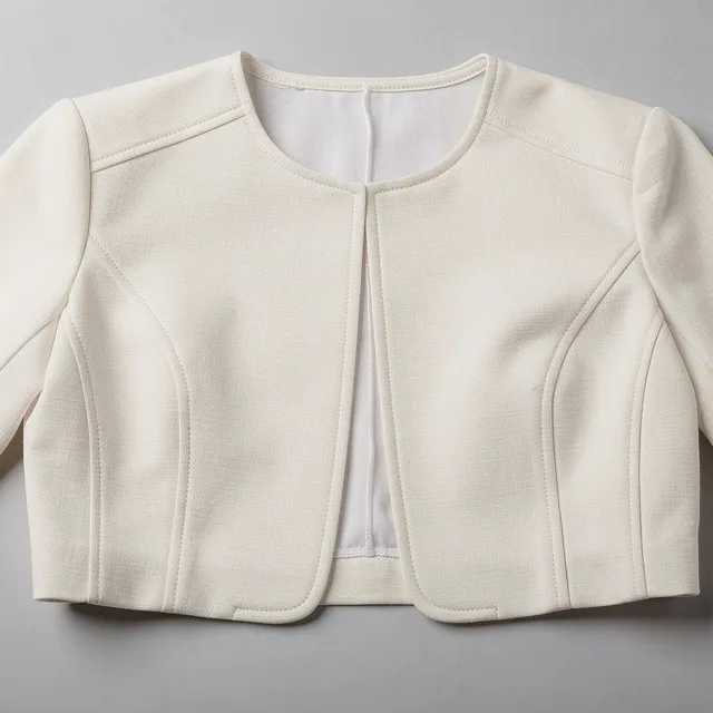 Threadora Seam-Detail Cropped Jacket