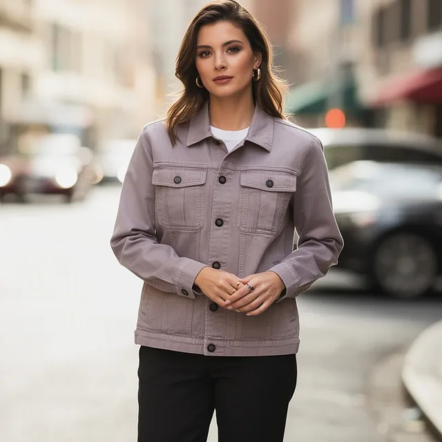 ThreadVanta Button-Front Utility Shacket