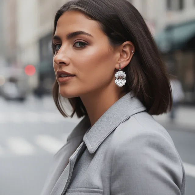 Trinket & Co. Crystal-Cut Statement Earrings