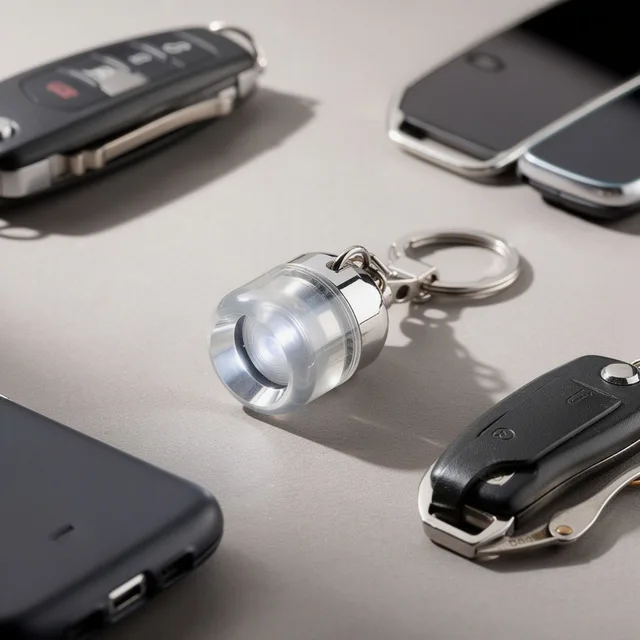 Trinket & Co. CrystalClick Keychain Light Tag