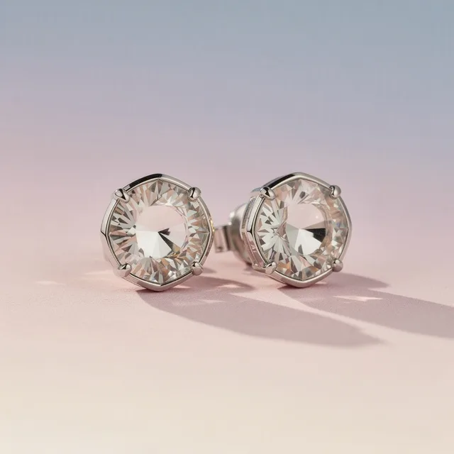 Trinket & Co. CrystalCut Statement Earrings