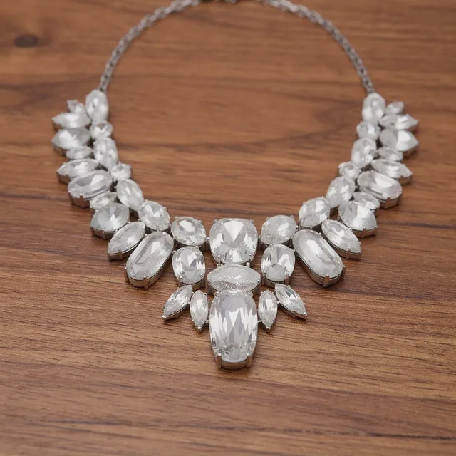 Trinket & Co CrystalCut Statement Necklace