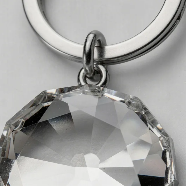 TrinketCo CrystalCut Statement Keychain
