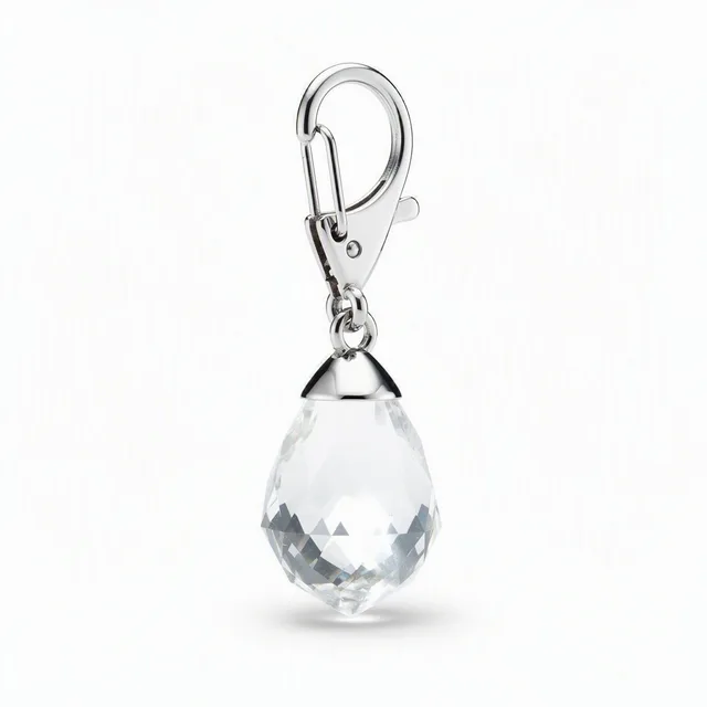 TrinketSpark CrystalDrop Keychain Clip