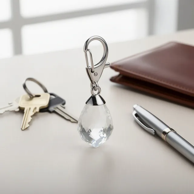TrinketSpark CrystalDrop Keychain Clip