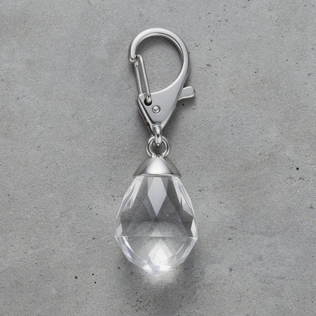 TrinketSpark CrystalDrop Keychain Clip
