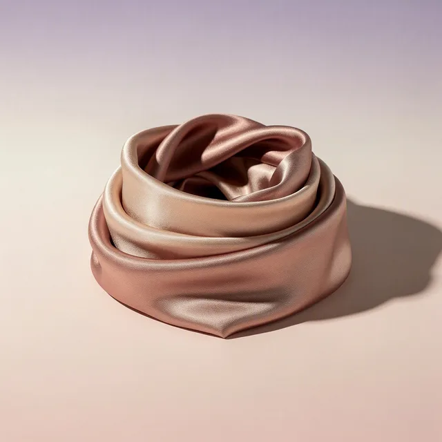 VeloraGlow Satin Wrap Scarf