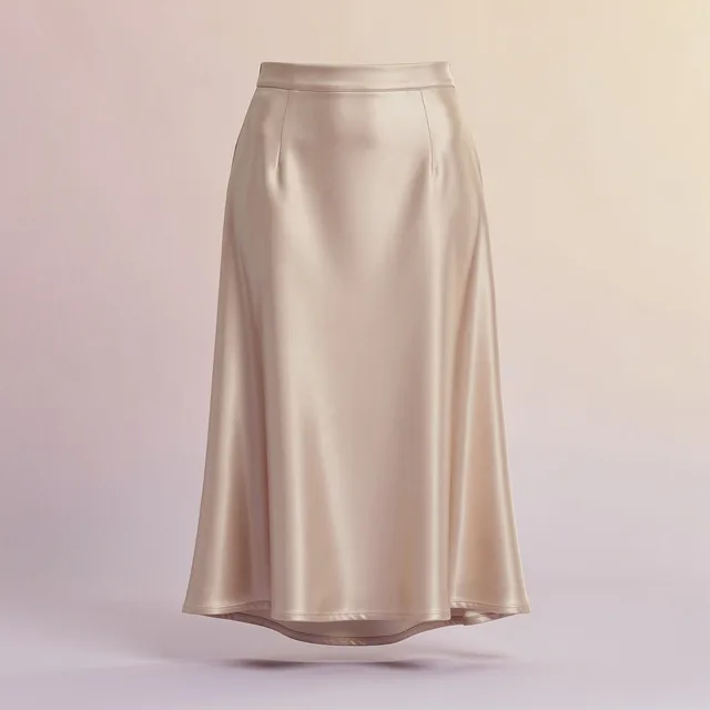 Veloraire SatinGlow Slip Skirt