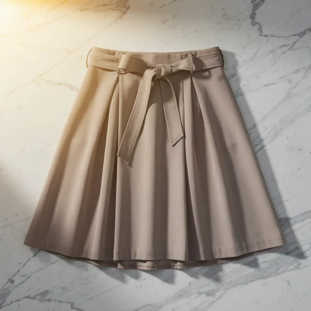 Velorina Drapelite Belted Midi Skort