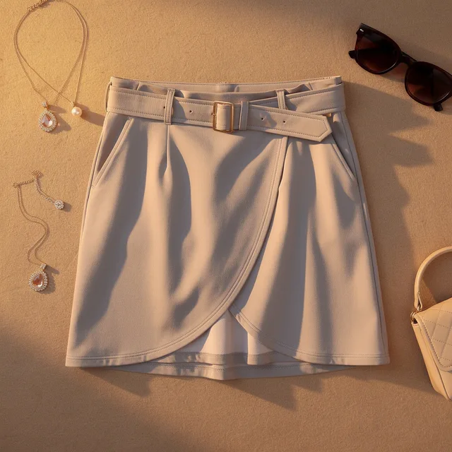 Velorina WrapLoop Belted Midi Skort