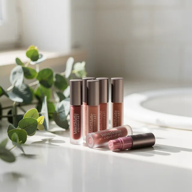 VelvetMatte Liquid Lip Set (6)