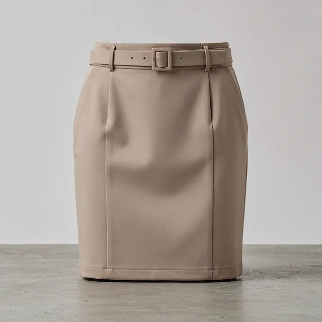 VoltEdge Supply Tailored Stretch Belted Skirt
