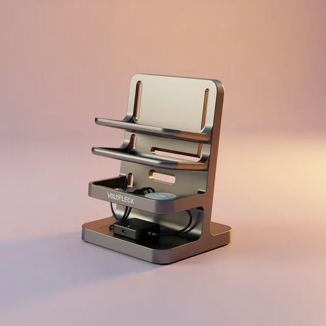 VoltFleck DeskCharge Stand Organizer